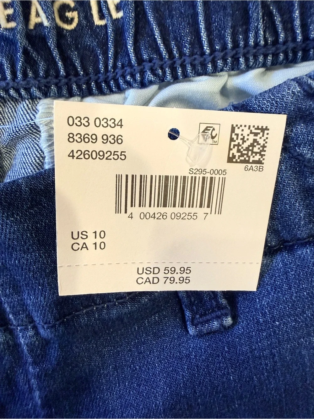 American Eagle long denim shorts